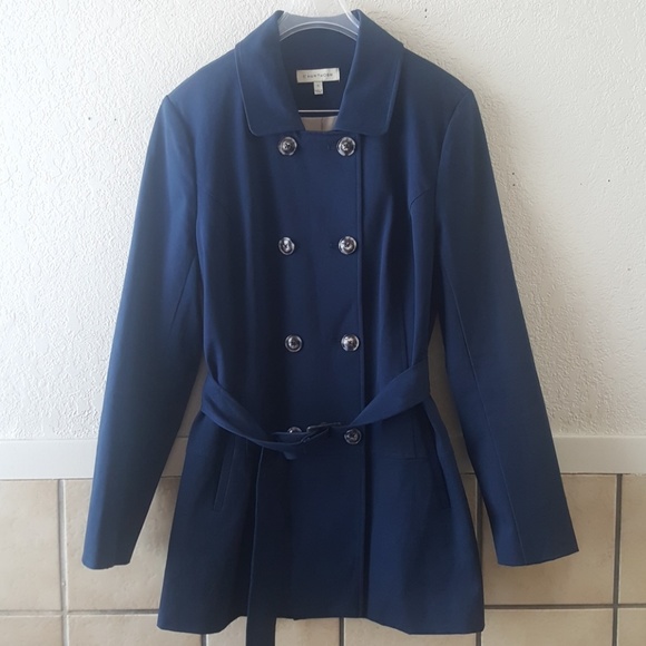 41 hawthorn crue belted trench jacket Clearance